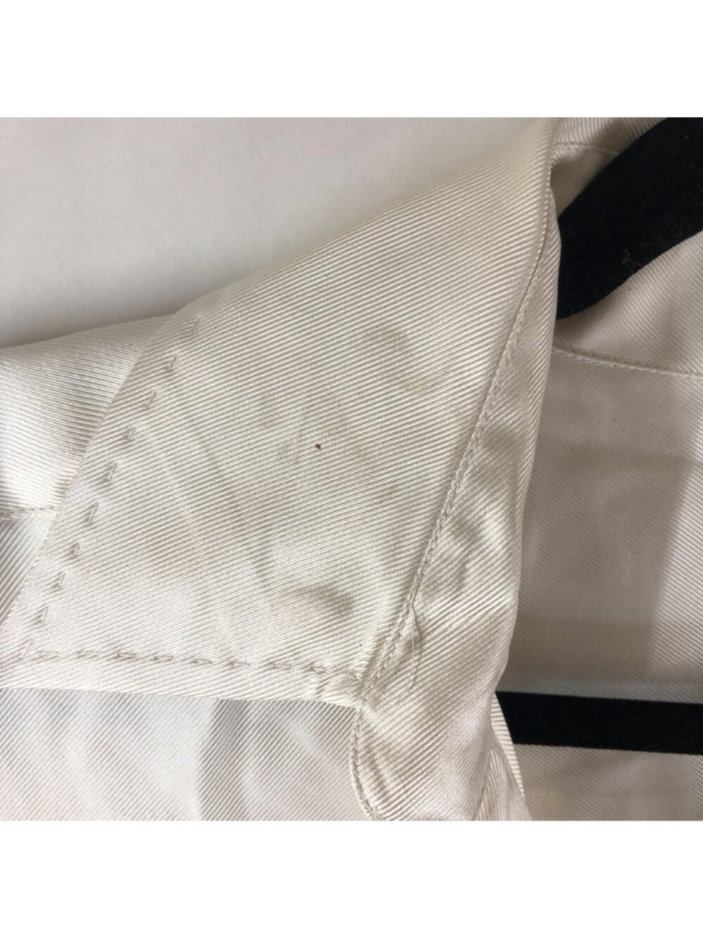 Ann Taylor Womens Silk Blouse Button Down Long Sleeve Ivory 8 - Picture 2 of 5